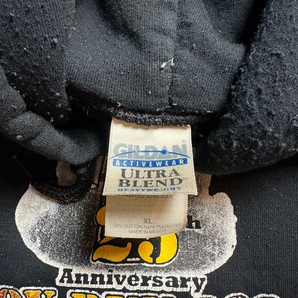 Vintage Toy Run Biker Hoodie Size XL - Picture 3 of 6